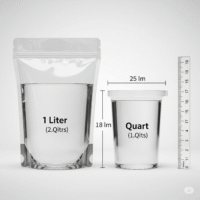 1 Liter Bag Vs Quart